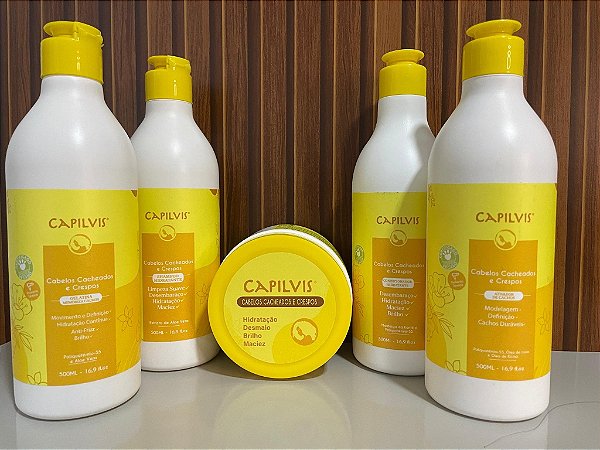 Kit Completo para Cuidados com Cabelos Cacheados