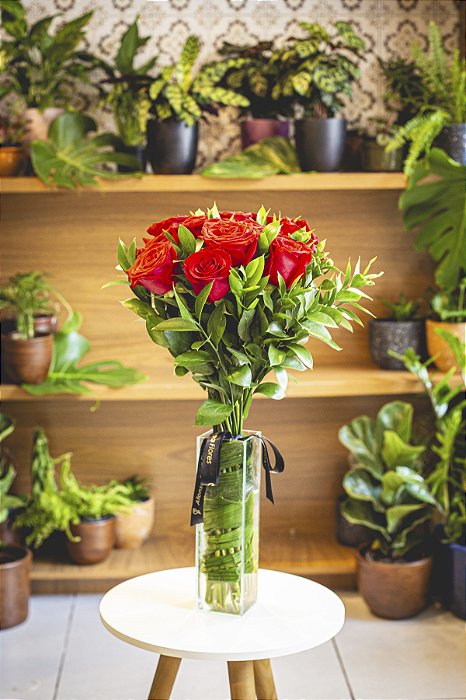 BUQUÊ PREMIUM - PAIXÃO ROSAS COLOMBIANAS