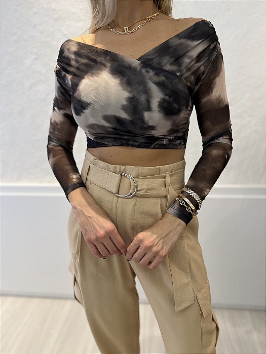 Cropped Marmorizado Briana