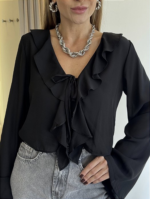 Blusa Babados Juliane