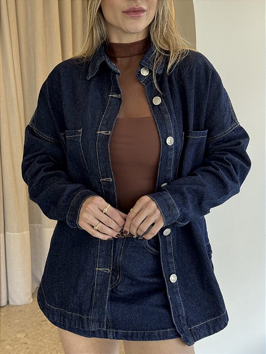 Camisa Jeans Oversized Helena