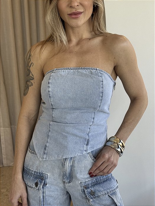 Blusa Jeans Wanusa