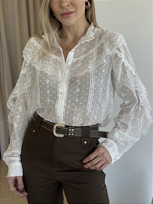 Camisa Renda Julieta