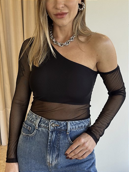 Blusa Tule Melaine
