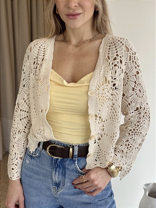 Cardigan Croche Esther