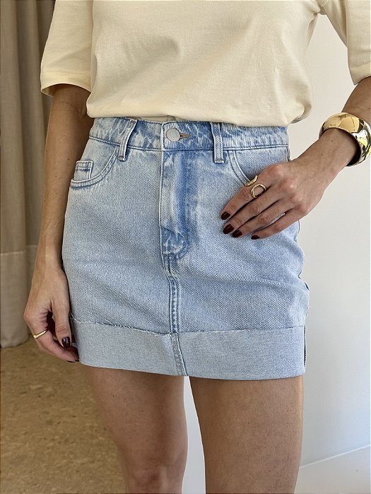 Saia Jeans Fabricia
