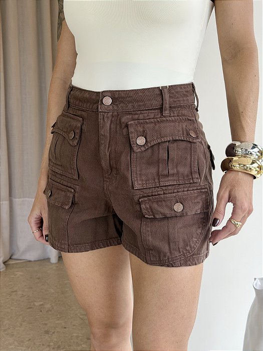 Shorts Jeans Cargo Tayra