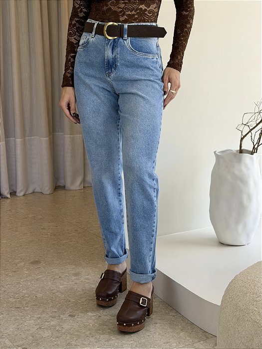 Calça Jeans Mom Rebeca