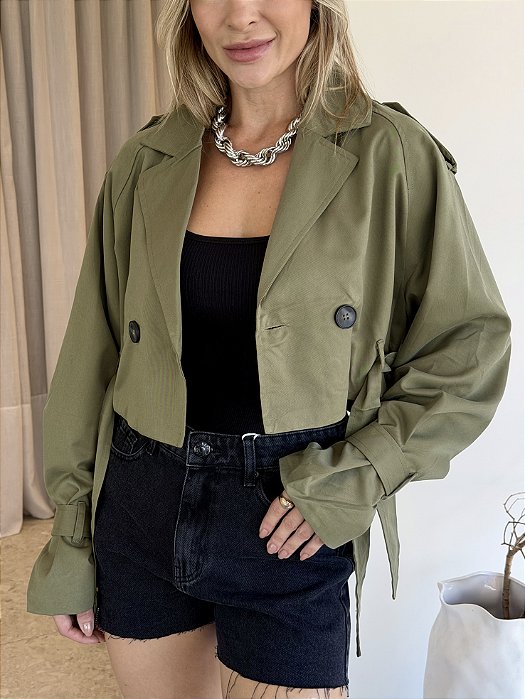 Trench Coat Cropped Georgia