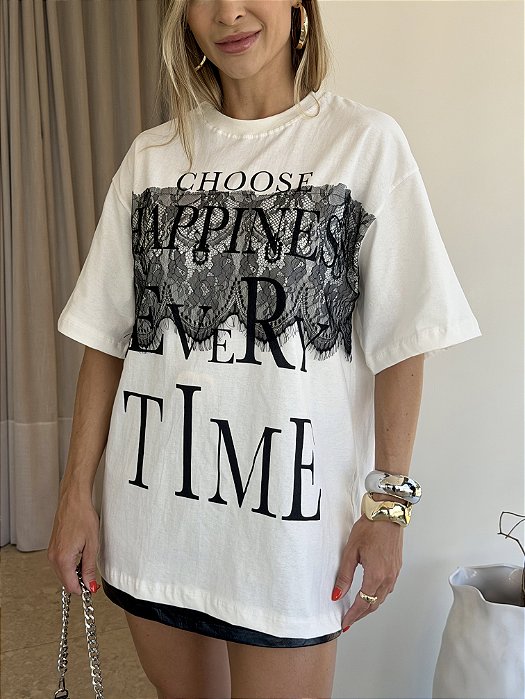 T-Shirt Renda Happiness