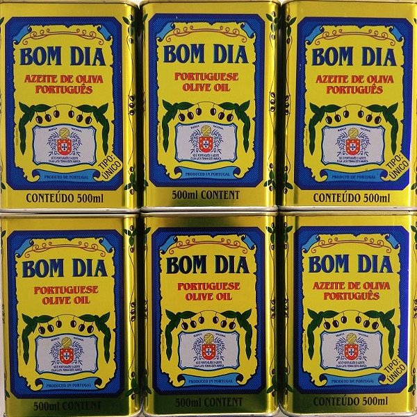 Azeite de Oliva Bom Dia Português Lata 500 Ml  - Kit 6 Latas