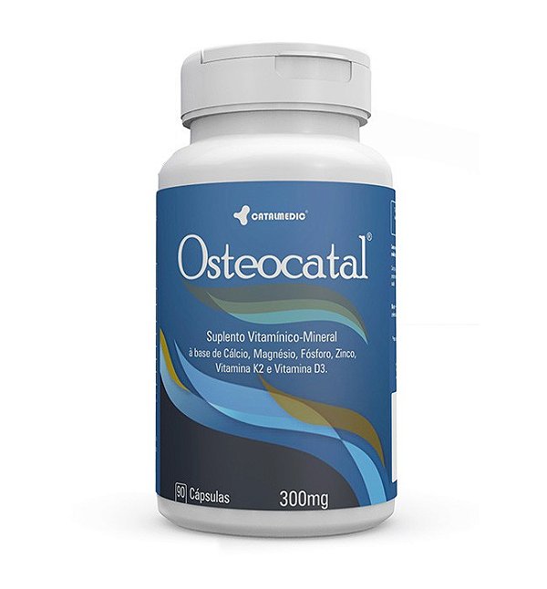 Osteocatal Suplemento Ossos Silicio, D3, Bisglicinato 90 Cápsulas - Catalmedic