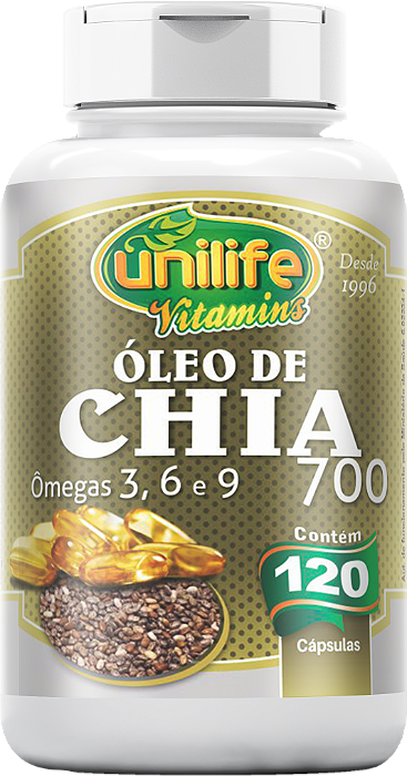 Óleo de semente de chia - 120 cáps