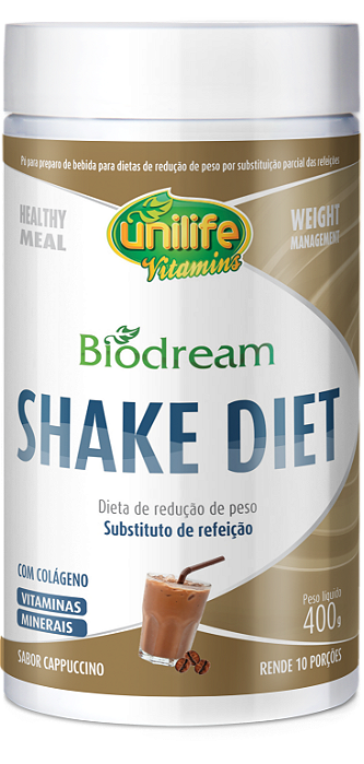 Shake Diet Biodream - Sabor cappuccino 400 g