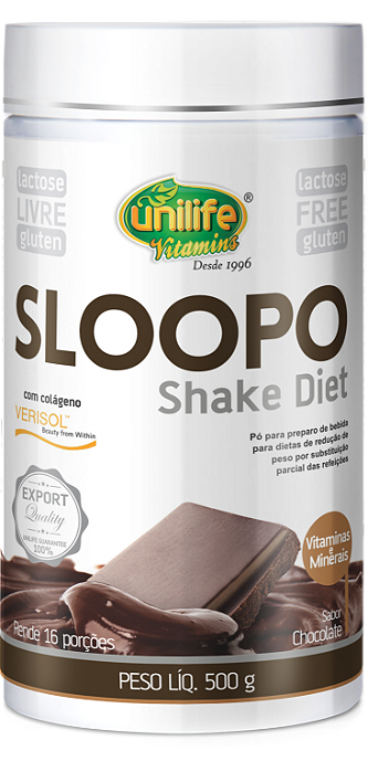 Shake Diet Sloopo - Sabor chocolate 500 g