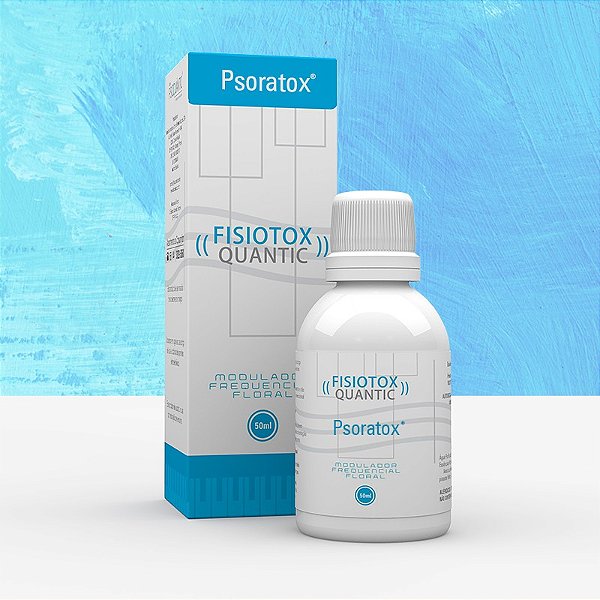 PSORATOX 50ml Fisioquantic Linha Fisiotox Moduladores Frequenciais Florais