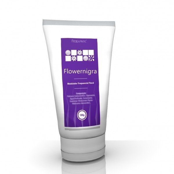 FLOWERNIGRA 100g Gel Fisioquantic Linha Fitoquântic Moduladores Frequenciais Florais
