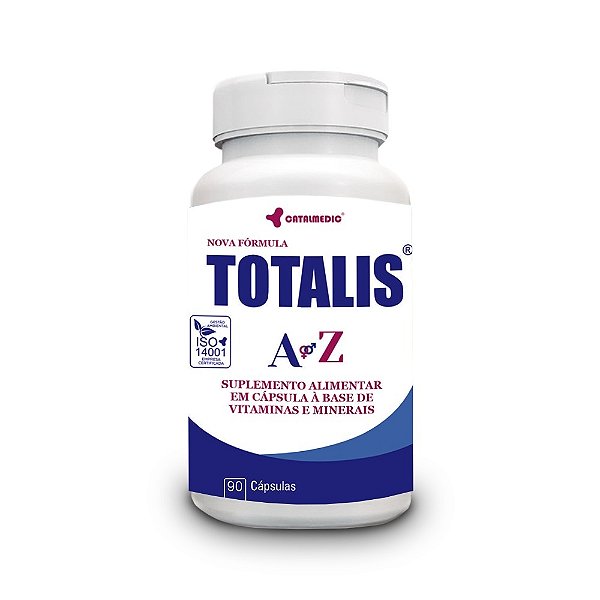 TOTALIS - SUPLEMENTO ALIMENTAR EM CÁPSULA À BASE DE VITAMINAS E MINERAIS.
