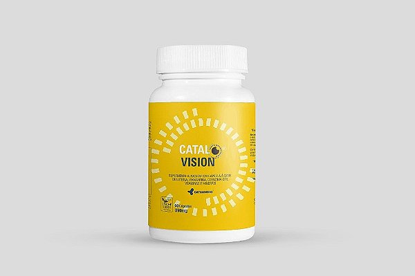 CATALVISION - SUPLEMENTO ALIMENTAR RICO EM NUTRIENTES COMO  LUTEÍNA, ZEAXANTINA, COENZIMA Q10, E OUTRAS VITAMINAS E MINERAIS.