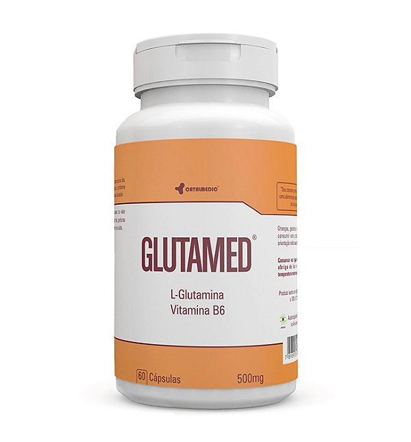 GLUTAMED L-GLUTAMINA E VITAMINA B6 EM CAPSULAS