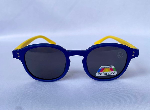 Óculos Bessinha - Azul com Amarelo