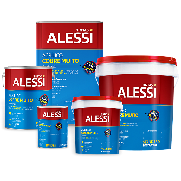 Acrílico Fosco Cobre Muito Branco Alessi