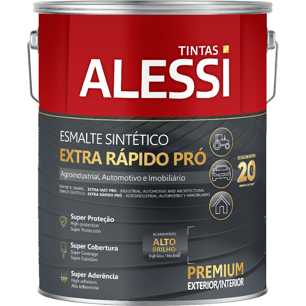 Esmalte Sintético Extra Pró Fosco e Semi Fosco Premium Alessi