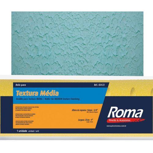 Rolo p/ Textura Média 23cm Roma 434