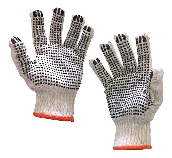 Luva Pigmentada PVC 10" 12pares Titanium