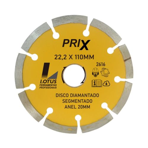 Disco Corte Segmentado 110mm Lotus