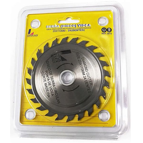 Disco de Serra Circular Videa 24D Flex Lotus