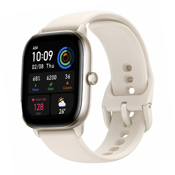 Smartwatch Amazfit GTS 4 Mini Branco Versão Global - Xiaomi