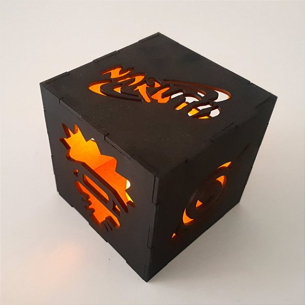 Luminária lembrancinha ou centro de mesa em MDF Naruto