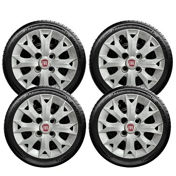 Jogo Calota Aro 13 Palio Fire Economy 2014 À 2016 158