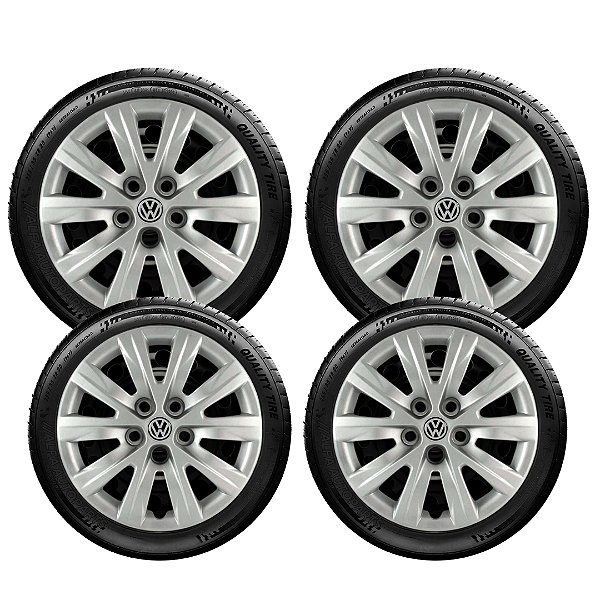 Jogo Calota Aro 15 Parafuso Fox Spacefox Polo Golf 078