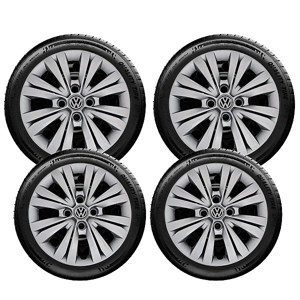 Jogo Calota Aro 15 Gol G3 G4 G5 G6 G7 Voyage Saveiro 246