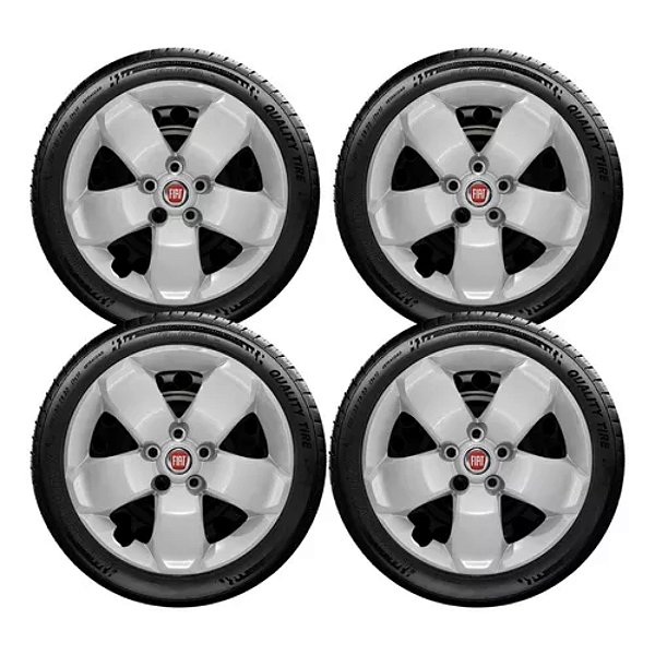 Jogo Calota Aro 16 Fiat Toro 2016 À 2020 301