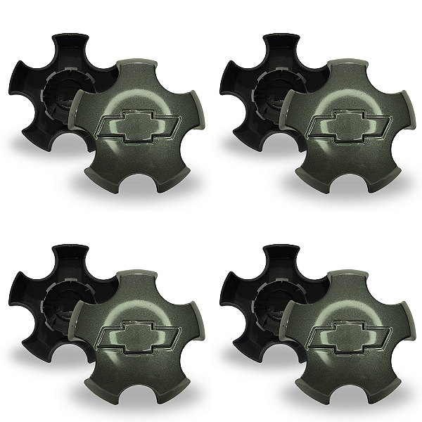 Jogo Calota Tampa Roda S10 Rodeio Tornado 2009 2010 2011 2012 Grafite