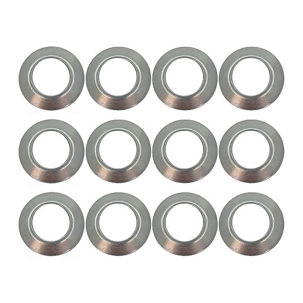 Kit Com 12 Arruelas Para Calotas De Metal