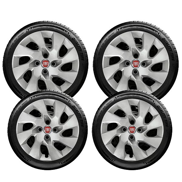 Kit Calota Fiat Palio Uno Siena Fiorino Mobbi Aro 13 140