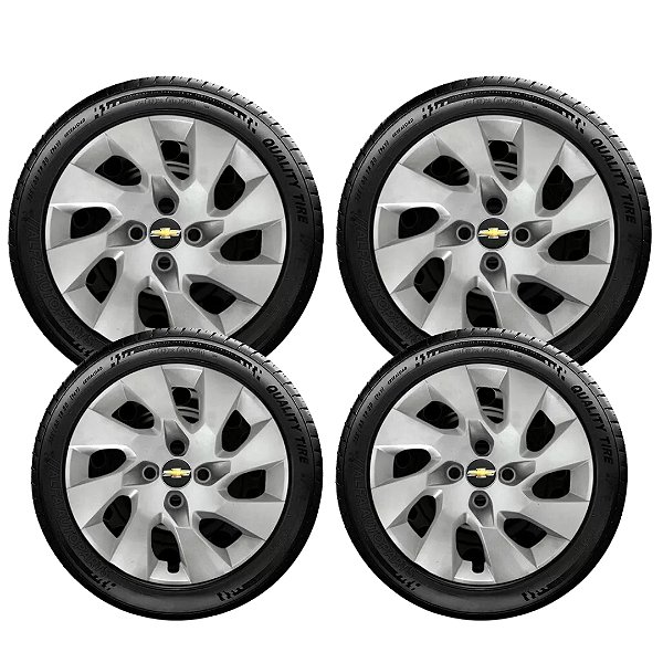 Jogo Calota Corsa Celta Prisma Aro 13 Parafuso 158