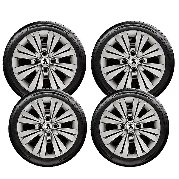 Jogo Calota Aro 13 Peugeot 206 207 Todos Anos 244