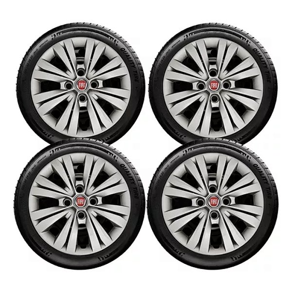 Jogo Calota Esportiva Palio Uno Siena Fiorino Aro 13 244