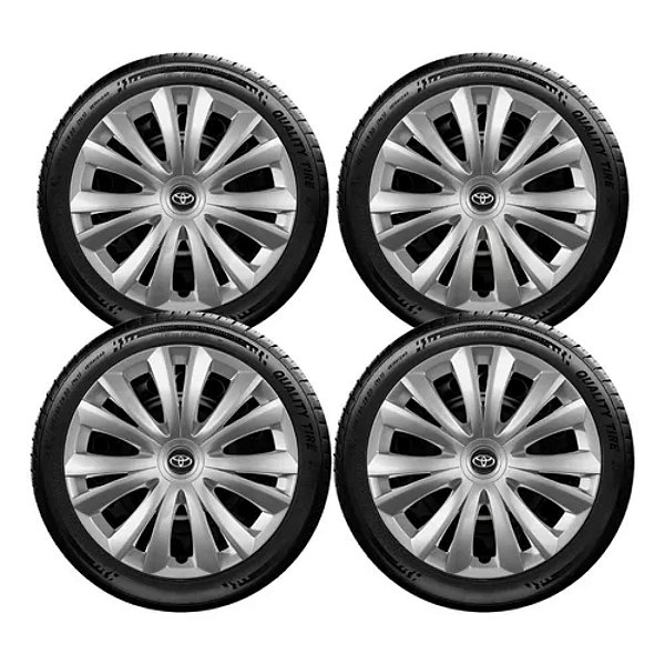 Jogo Calota Corolla Fielder Etios Toyota Aro 14 136