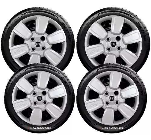 Jogo Calota Aro 14 Uno Way 2014 À 2019 156