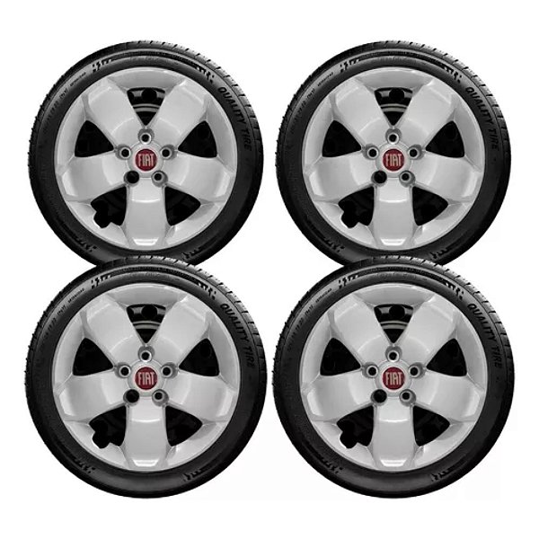 Jogo Calota Fiat Toro 2016 2017 2018 2019 2020 Aro 16 301