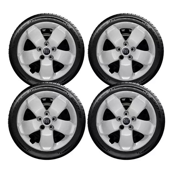 Jogo Calota Fiat Toro 2016 2017 2018 2019 2021 Aro 16 301