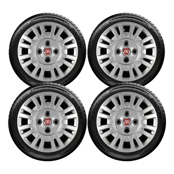 Kit Calota Uno Fire 2003 2004 2005 2006 2007 Aro 13 054