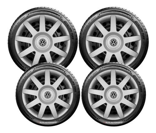 Kit Calota Gol Power Voyage Sav G3 G4 G5 Aro 14 Volkswagen 873