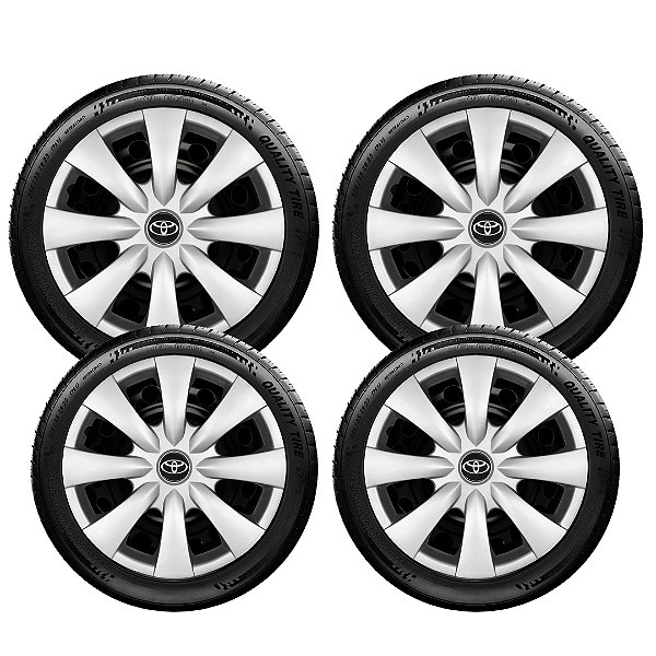 Kit Calota Toyota Corolla 2010 2011 2012 2013 Aro 15 460
